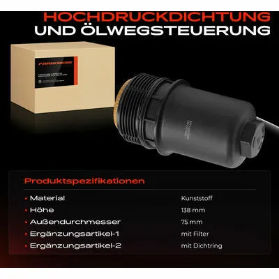 Sconto FRANKBERG 5481FB0055746 Calotta, Carter Filtro Olio