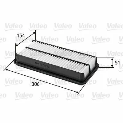 VALEO 585135 Filtro Aria Quantità Limitata