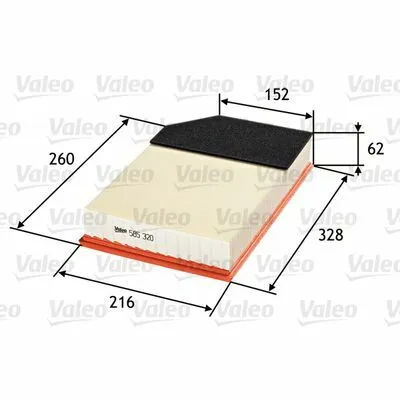 VALEO 585320 Filtro Aria Offerta Del Giorno
