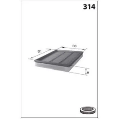 Nuova Collezione MECAFILTER ELP3864 Filtro Aria