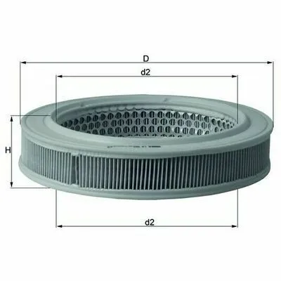 Economico MAHLE LX 552 Filtro Aria