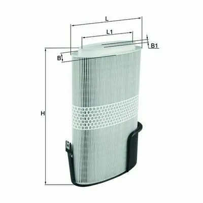 MAHLE LX 1009/6 Filtro Aria Non Perdere