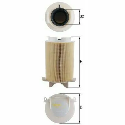 MAHLE LX 1566 Filtro Aria Nuovo Arrivo