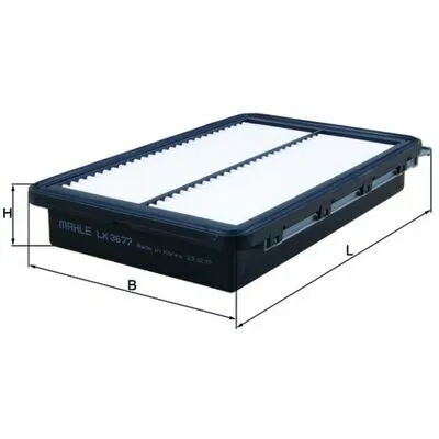 Promozione Esclusiva MAHLE LX 3677 Filtro Aria