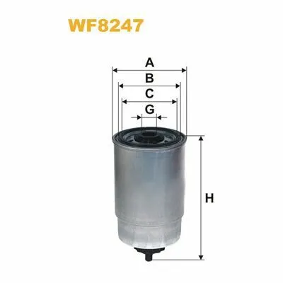 WIX FILTERS WF8247 Filtro Carburante Spedito Oggi