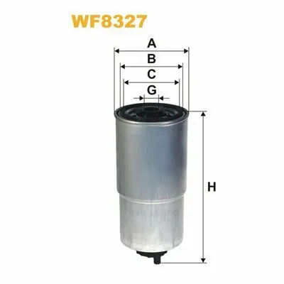 WIX FILTERS WF8327 Filtro Carburante Scelto Dai Clienti