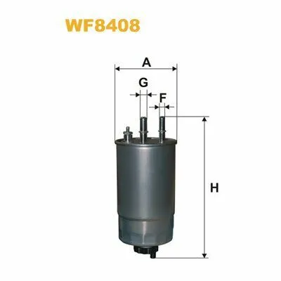 Popolare WIX FILTERS WF8408 Filtro Carburante