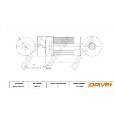 Ordina Subito DR!VE+ DP1110.13.0156 Filtro Carburante