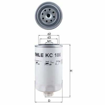 KNECHT KC 186 Filtro Carburante Economico