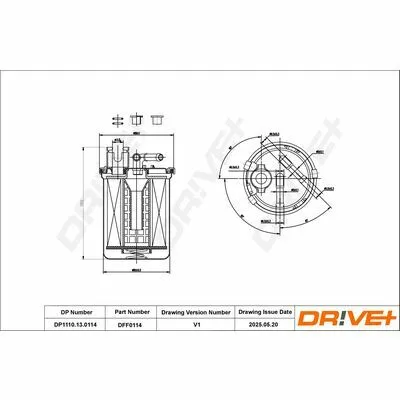 A Buon Prezzo DR!VE+ DP1110.13.0114 Filtro Carburante