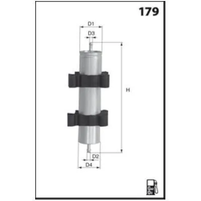 MECAFILTER ELG5474 Filtro Carburante Affare