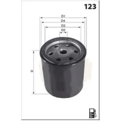MECAFILTER ELG5506 Filtro Carburante Pagamento Sicuro