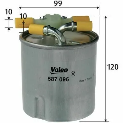 Promozione Esclusiva VALEO 587096 Filtro Carburante