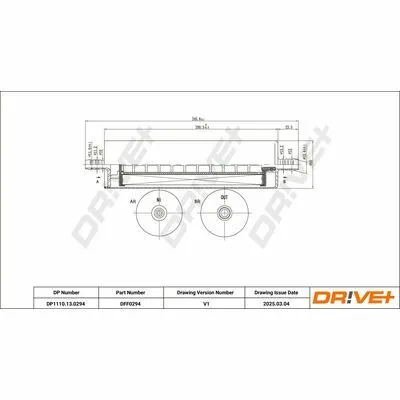 Nuovo Arrivo DR!VE+ DP1110.13.0294 Filtro Carburante