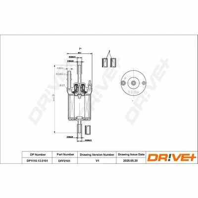 Non Perdere DR!VE+ DP1110.13.0101 Filtro Carburante