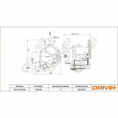 Must-Have DR!VE+ DP1110.13.0100 Filtro Carburante