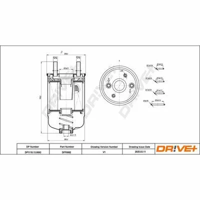 Ordina Subito DR!VE+ DP1110.13.0082 Filtro Carburante