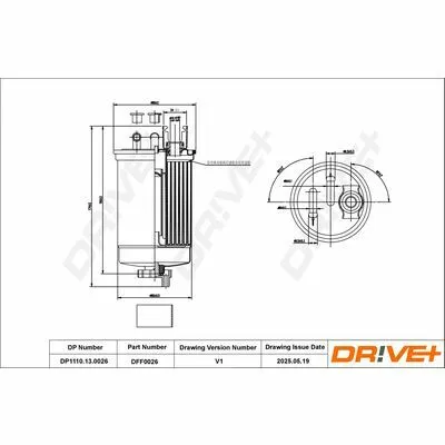 Ordina Subito DR!VE+ DP1110.13.0026 Filtro Carburante
