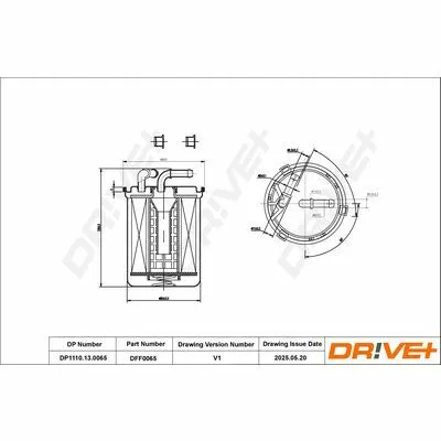Occasione Imperdibile DR!VE+ DP1110.13.0065 Filtro Carburante