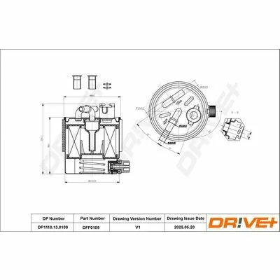 DR!VE+ DP1110.13.0109 Filtro Carburante Non Perdere