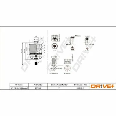 DR!VE+ DP1110.13.0165 Filtro Carburante Prezzo Ridotto