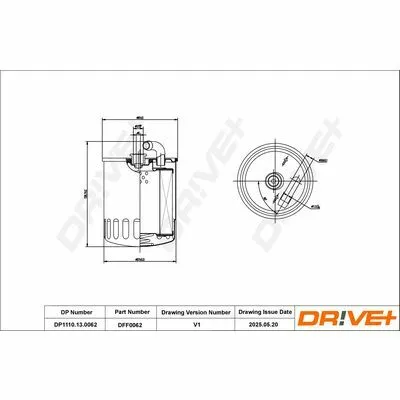 Di Tendenza DR!VE+ DP1110.13.0062 Filtro Carburante