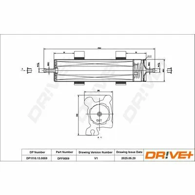 Nuova Collezione DR!VE+ DP1110.13.0059 Filtro Carburante