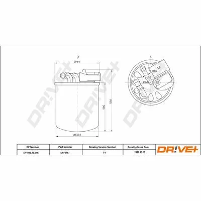DR!VE+ DP1110.13.0197 Filtro Carburante Novità