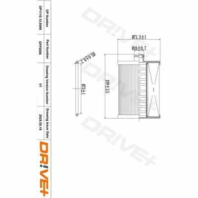 Miglior Prezzo DR!VE+ DP1110.13.0086 Filtro Carburante