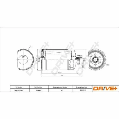 Ordina Subito DR!VE+ DP1110.13.0043 Filtro Carburante