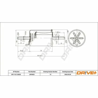 Affare DR!VE+ DP1110.13.0023 Filtro Carburante