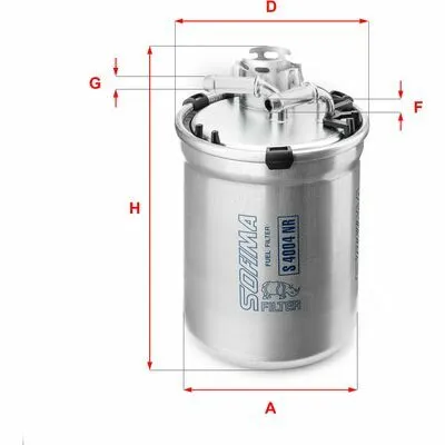 SOFIMA S 4004 NR Filtro Carburante Reso Gratuito