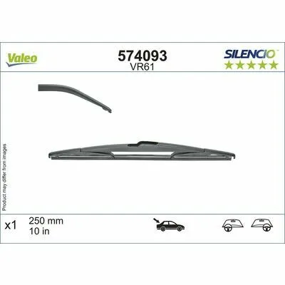 VALEO SILENCIO REAR 574093 Spazzola Tergi Popolare