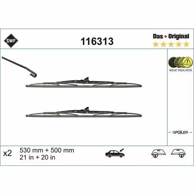 SWF Das Original Set 116313 Spazzola Tergi Acquista Ora