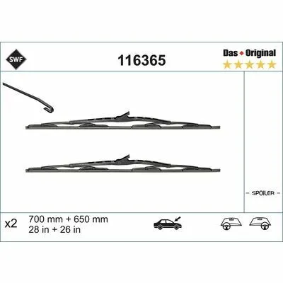 Bestseller SWF DAS ORIGINAL SET 116365 Spazzola Tergi