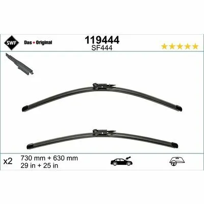 SWF DAS ORIGINAL SET 119444 Spazzola Tergi Offerta Limitata