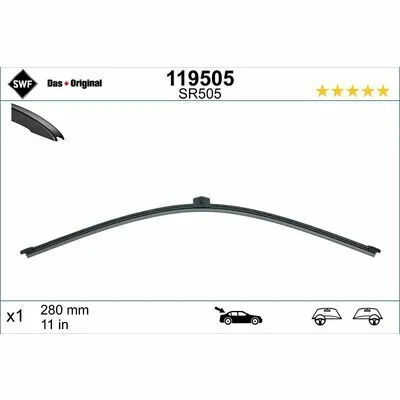 SWF DAS ORIGINAL REAR 119505 Spazzola Tergi Promo Stagionale