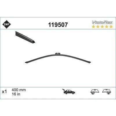 SWF ORIGINAL VISIOFLEX REAR 119507 Spazzola Tergi Vendita Finale