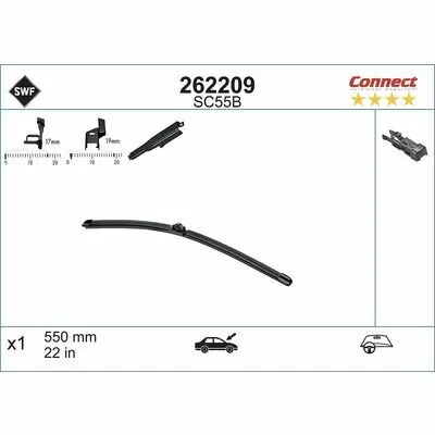 SWF ALTERNATIVE CONNECT 262209 Spazzola Tergi Offerta Lampo