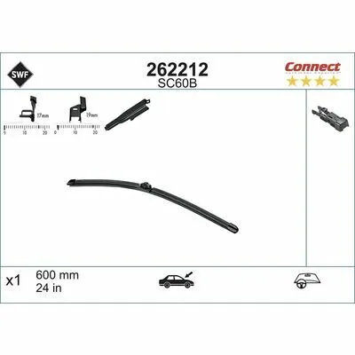SWF ALTERNATIVE CONNECT 262212 Spazzola Tergi Must-Have