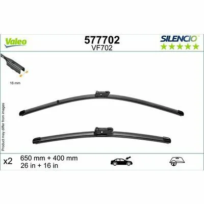 VALEO SILENCIO FLAT BLADE SET 577702 Spazzola Tergi Compra Online