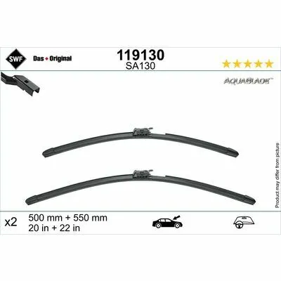 SWF DAS ORIGINAL AQUABLADE 119130 Spazzola Tergi Must-Have