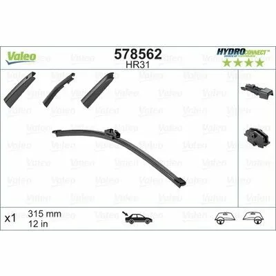 VALEO HYDROCONNECT REAR 578562 Spazzola Tergi Quantità Limitata