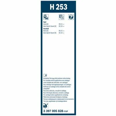 Sconto BOSCH Posteriore 3 397 005 828 Spazzola Tergi