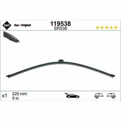 Scelto Dai Clienti SWF DAS ORIGINAL REAR 119538 Spazzola Tergi