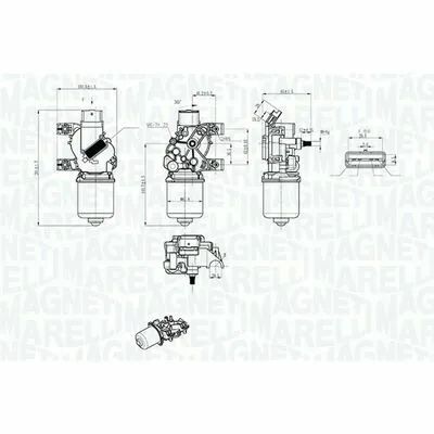 MAGNETI MARELLI 064043803010 Motore Tergicristallo Compra Oggi Stesso