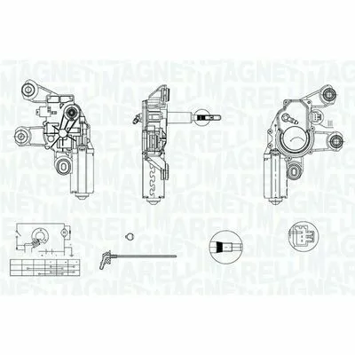 MAGNETI MARELLI 064342008010 Motore Tergicristallo Super Prezzo
