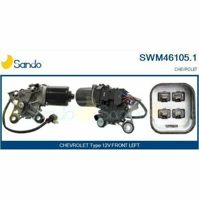 SANDO Genuine SWM46105.1 Motore Tergicristallo Bestseller
