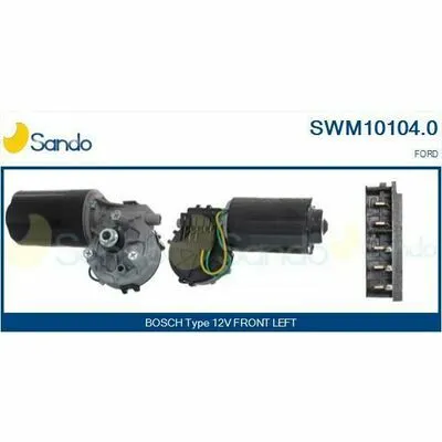 SANDO Brand New HQ SWM10104.0 Motore Tergicristallo Prezzo Ridotto