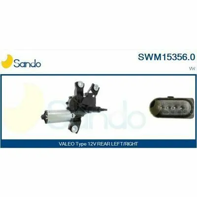 Pagamento Sicuro SANDO Brand New HQ SWM15356.0 Motore Tergicristallo